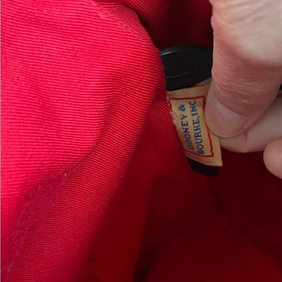 Dooney & Bourke Black and Cream Logo Tote - Picture 5 of 15